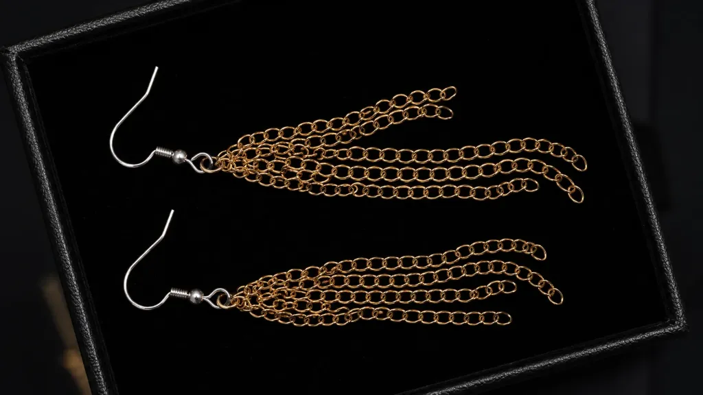 Boucle chaîne inox doré